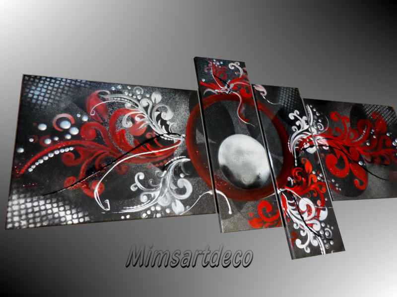 TABLEAU MODERNE ROUGE