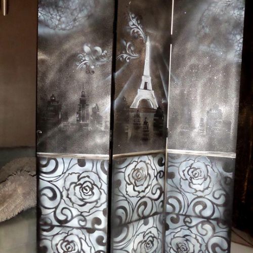 Paravent Paris moderne