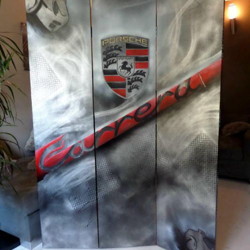 Paravent Porsche