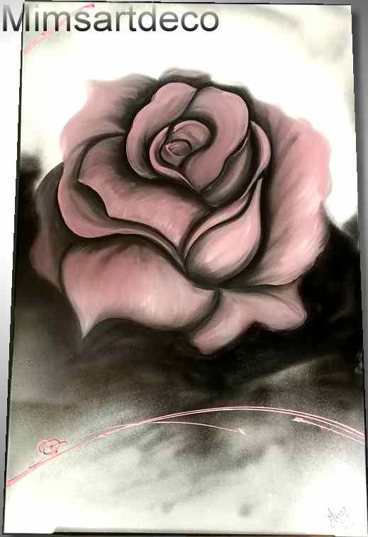 Grande rose pastel , veiux rose 