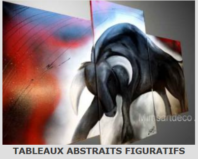 Tableaux abstrait figuratif