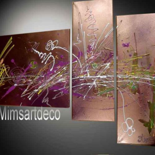 Tableau abstrait Etincelle