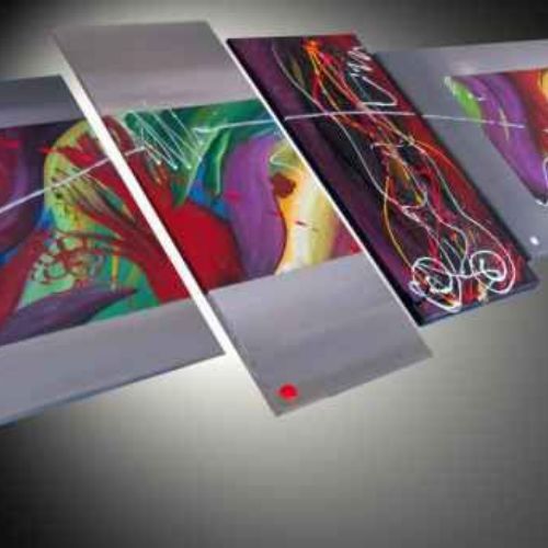Tableau abstrait Energie XXXL