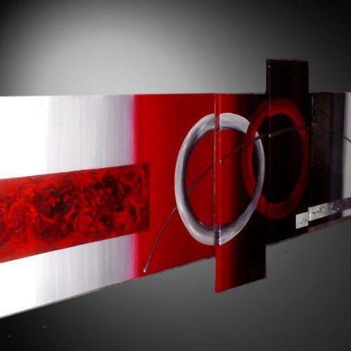 Tableau rouge moderne Cloney