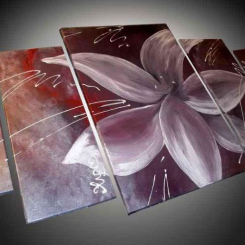 Tableau fleur xxl Dok Champa