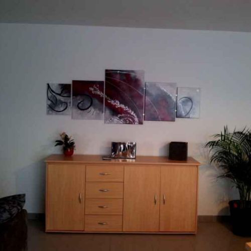 TABLEAU deco murale abstraite