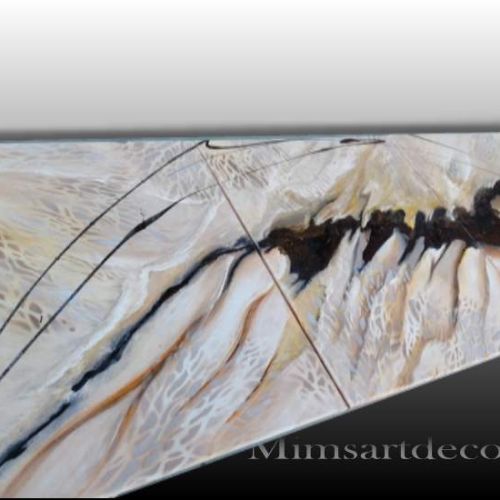 Tableau Abstrait Moderne Beige – Triptyque Tendance 2025