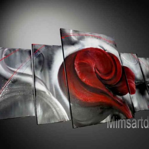 Tableau Rose rouge xxl