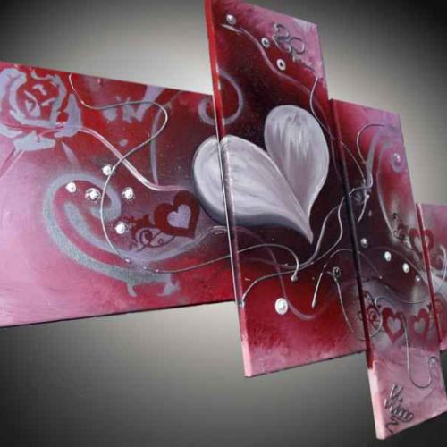 Tableau coeur Love Home