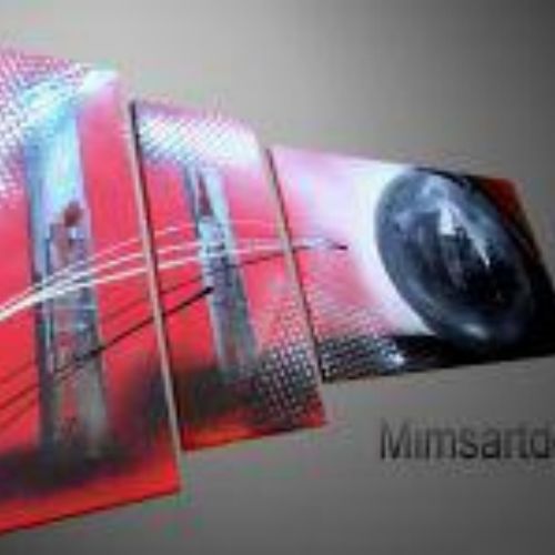 Tableau moderne Dark City