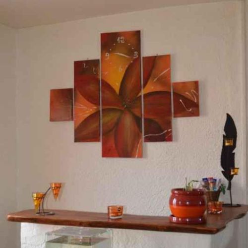 Cadre tableau orange