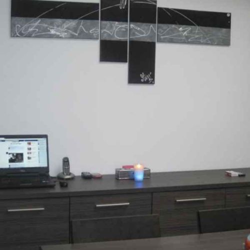 Deco grise et noir