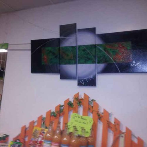 TABLEAU VERT deco magasin