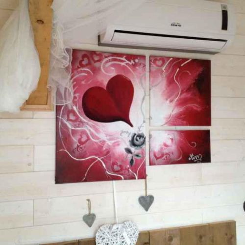 TABLEAU DECO CABANE DANS LES ARBRES