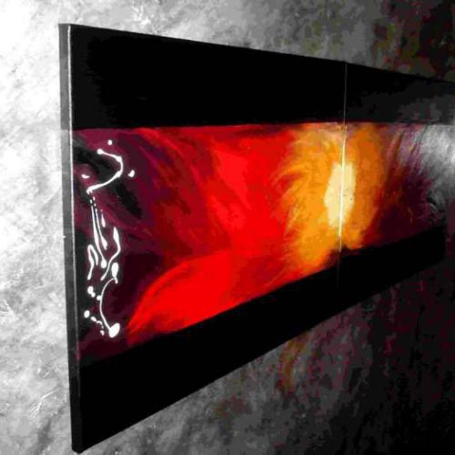 Tableau moderne Soleil levant