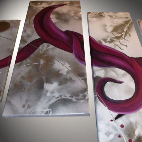 tableau art abstrait flight