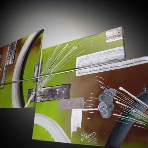 Tableau moderne vert Atmosphere