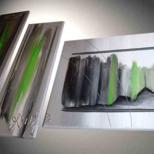 Tableau abstrait Palissade