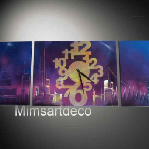 Tableau horloge City Time