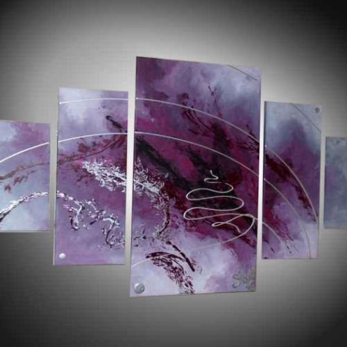 Tableau abstrait Amethyste Astrale
