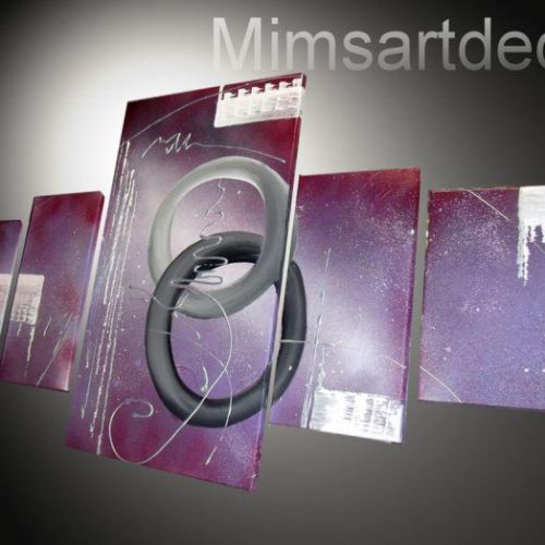 Tableau moderne Love Purple