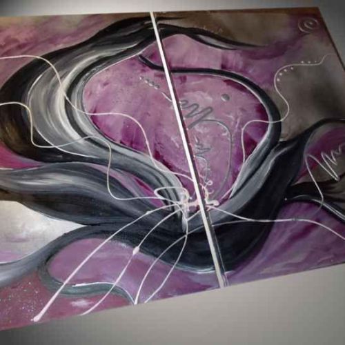 Tableau abstrait Raid