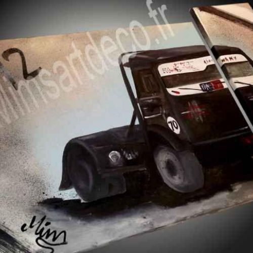 Camion Super Cross N°70 Renault G340 Raynaud Eric