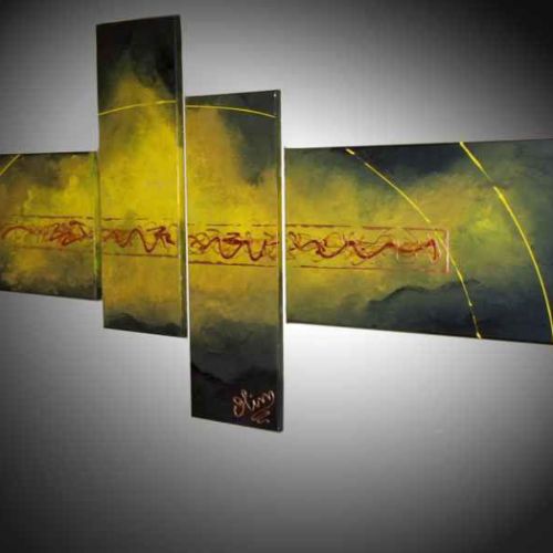 Tableau jaune Aestus