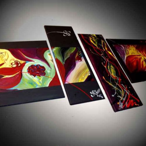 Tableau abstrait Energie Color