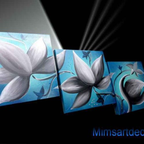 Tableau Bora Bora bleu