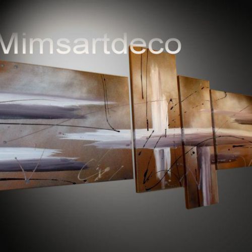 Tableau moderne marron Graphit Mix