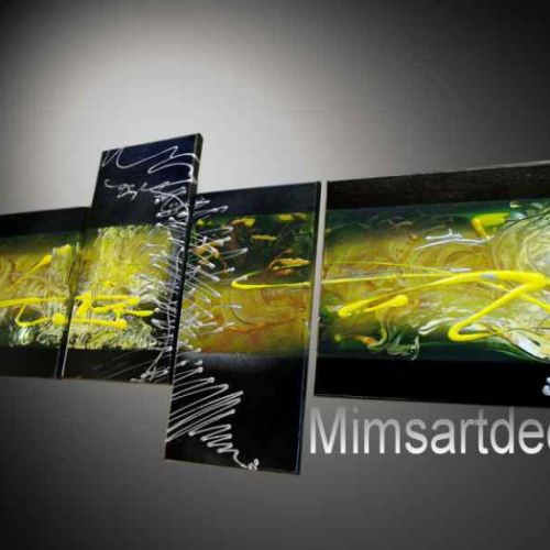 Tableau Electrique jaune et noir