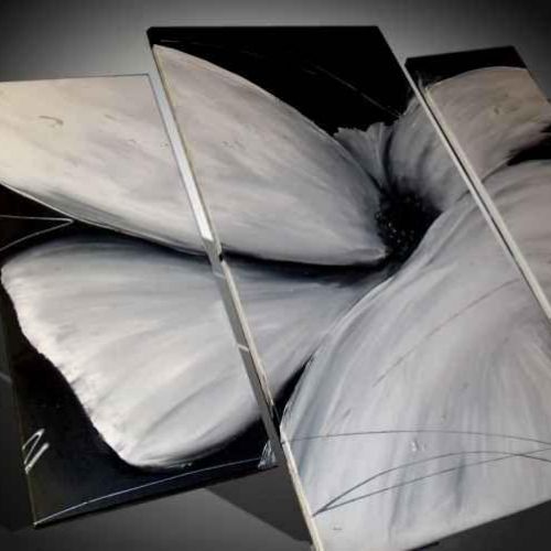 Tableau coquelicot blanc divinity