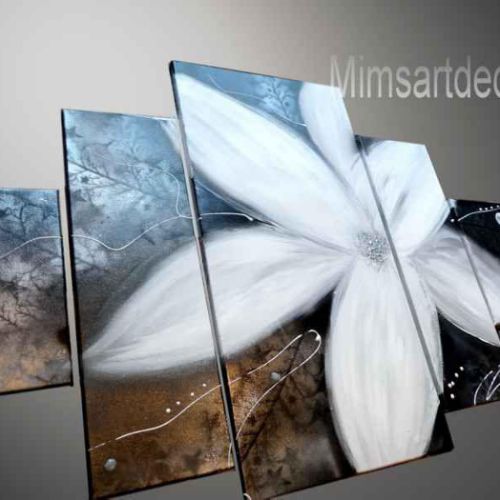 Tableau Fleur Nocturne