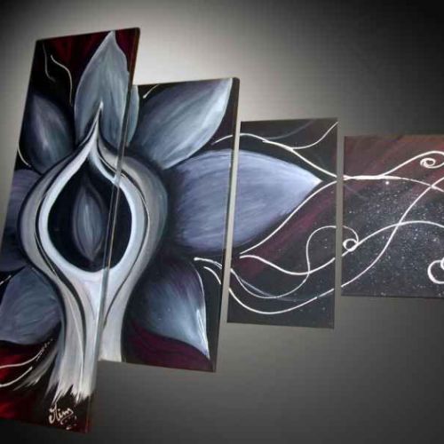 Tableau abstrait Namasté Blanc